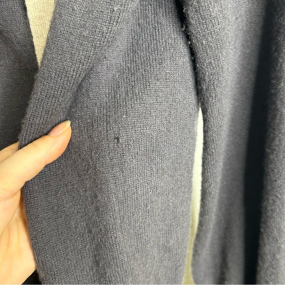 27 Miles 100% Cashmere Oversized Hooded Knit Sweatshirt Sweater Size XS - Picture 7 of 12